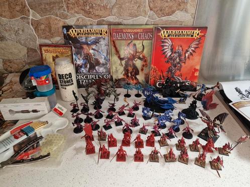Warhammer Demons + accessoires/gereedschap + boeken, Verzamelen, Complete verzamelingen en Collecties, Ophalen
