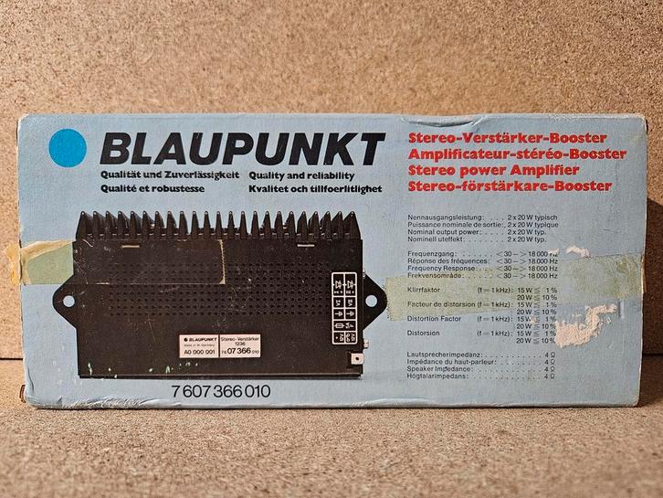 Vintage Blaupunkt stereoversterker, Auto diversen, Autoradio's, Ophalen