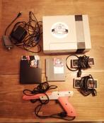 NES console met 2 spellen, Spelcomputers en Games, Spelcomputers | Nintendo NES, Ophalen of Verzenden, Gebruikt, Met 2 controllers