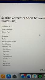 Sabrina Carpenter.  Short n’ Sweet   ( baby blue vinyl), Ophalen of Verzenden, 2000 tot heden, Nieuw in verpakking, 12 inch