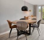 Ronde eettafel van mangohout, Ophalen, Rond, Zo goed als nieuw, 100 tot 150 cm