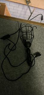 Industriële zwarte looplamp, Ophalen, Zo goed als nieuw, Industriel, Minder dan 50 cm