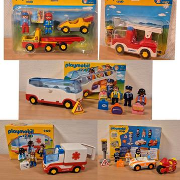 Playmobil 123 junior voertuigen hulpdiensten  Nieuwstaat! beschikbaar voor biedingen