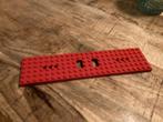 Lego trein plaat rood 24 stud. ZELDZAAM, Ophalen of Verzenden, Lego, Zo goed als nieuw, Losse stenen