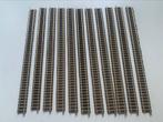 11 x Fleischmann piccolo rechte rails 9100, Hobby en Vrije tijd, Modeltreinen | N-Spoor, Gelijkstroom, Fleischmann, Rails, Ophalen of Verzenden