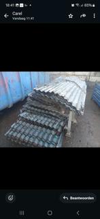 Vintage Dakplaten - Unieke Uitstraling!, Gebruikt, Minder dan 5 m², Metaal, Grijs