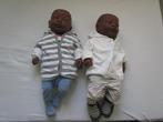 2 donkere babypoppen, jongen en meisje, The doll Factory, Kinderen en Baby's, Ophalen of Verzenden, Gebruikt, Babypop