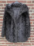 Monki / Nep bont jas / Maat S / 36, Zwart, Ophalen of Verzenden, Zo goed als nieuw, Monki
