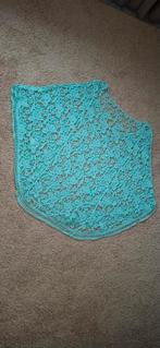 GLOEDNIEUWE Opengewerkte Poncho in een modieuze mint kleur, Ophalen of Verzenden, Nieuw