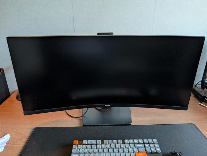 Iiyama ProLite XCB3494WQSN-B5 ZGAN  VRR 120HZ  GARANTIE game, Computers en Software, Monitoren, Zo goed als nieuw, 101 t/m 150 Hz