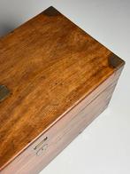 Campaign kist 19e eeuw antiek, Ophalen, Zo goed als nieuw, 50 tot 100 cm, Minder dan 50 cm