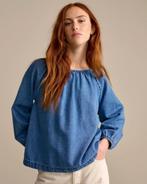 leuke denim blouse / top van Bellerose mt 3 / M, Bellerose, Blauw, Gedragen, Ophalen