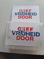 Toonbank display GEEF VRIJHEID DOOR, Verzamelen, Ophalen of Verzenden, Zo goed als nieuw