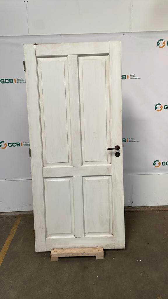 Binnendeur paneel inclusief hang en sluitwerk, Doe-het-zelf en Verbouw, Deuren en Horren, Gebruikt, Binnendeur, Minder dan 200 cm