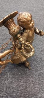 Kaarsen kandelaar brons, Ophalen, Koper of Brons