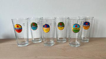 Vedett Extra 'Mosaic' 33cl Glazen - Set 6x verschillende beschikbaar voor biedingen