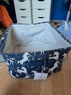Eenhoorn opberg mand kinderkamer NIEUW, Ophalen of Verzenden, Zo goed als nieuw