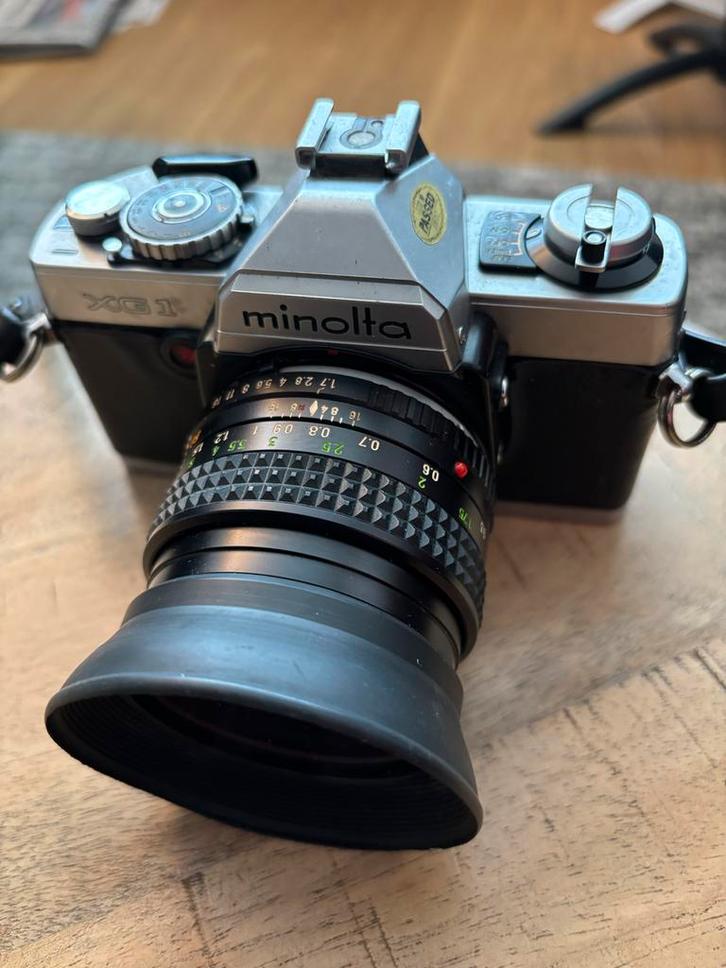 Minolta XG1 Analoge Camera, Audio, Tv en Foto, Fotocamera's Analoog, Gebruikt, Spiegelreflex, Minolta, Ophalen of Verzenden