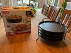 Pizza bakset voor max. 4 pizza’s gelijktijdig te bereiden, Ophalen of Verzenden, Zo goed als nieuw