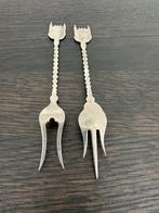 Verzilverde Cakevorkjes Venlo Stadhuis, Antiek en Kunst, Antiek | Bestek, Ophalen of Verzenden