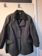 Jas met Visgraad motief, Ophalen, Gedragen, Maat 46/48 (XL) of groter, Zwart