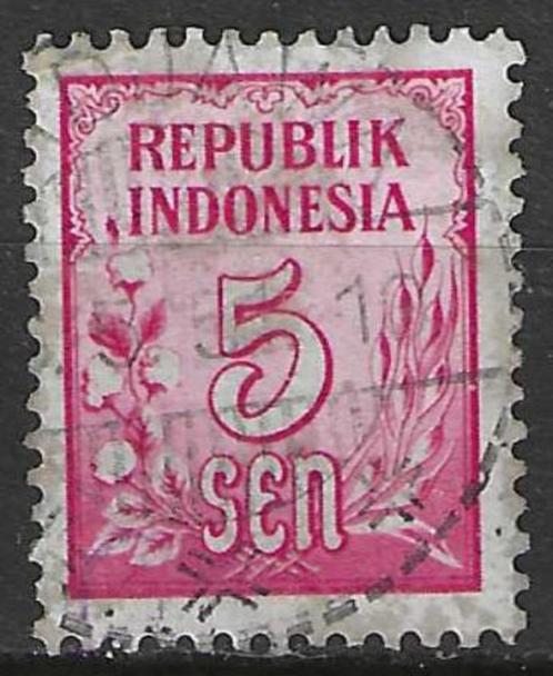 Indonesie 1951 - Yvert 31 - Type F - 5 Sen (ST), Postzegels en Munten, Postzegels | Azië, Gestempeld, Zuidoost-Azië, Verzenden