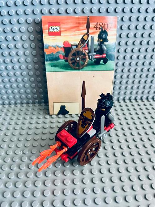 LEGO Castle 4807 Fire Attack, Kinderen en Baby's, Speelgoed | Duplo en Lego, Gebruikt, Lego, Complete set, Ophalen of Verzenden