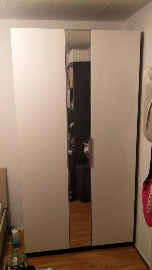 IKEA Pax Kast Zwart/Wit Hoogglans, Huis en Inrichting, Kasten | Kledingkasten, Gebruikt, 200 cm of meer, 100 tot 150 cm, 50 tot 75 cm