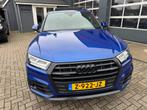 Audi Q5 55 TFSI e quattro Competition S-Line 367PK / Airsusp, Parkeercamera, 4 cilinders, Blauw, Leder en Stof