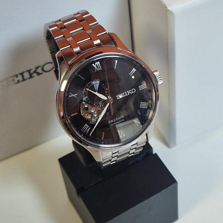 Seiko Presage Japanese Garden Black  SSA377J1, Sieraden, Tassen en Uiterlijk, Horloges | Heren, Zo goed als nieuw