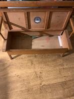 Gratis oud schoolbankje, Antiek en Kunst, Antiek | Meubels | Stoelen en Banken, Ophalen