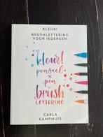 Carla Kamphuis - Kleur! Brushlettering voor iedereen, Ophalen of Verzenden, Zo goed als nieuw
