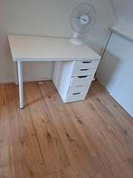 Bureau met lades en los Ikea bureau, Huis en Inrichting, Bureaus, Ophalen, Zo goed als nieuw, Bureau
