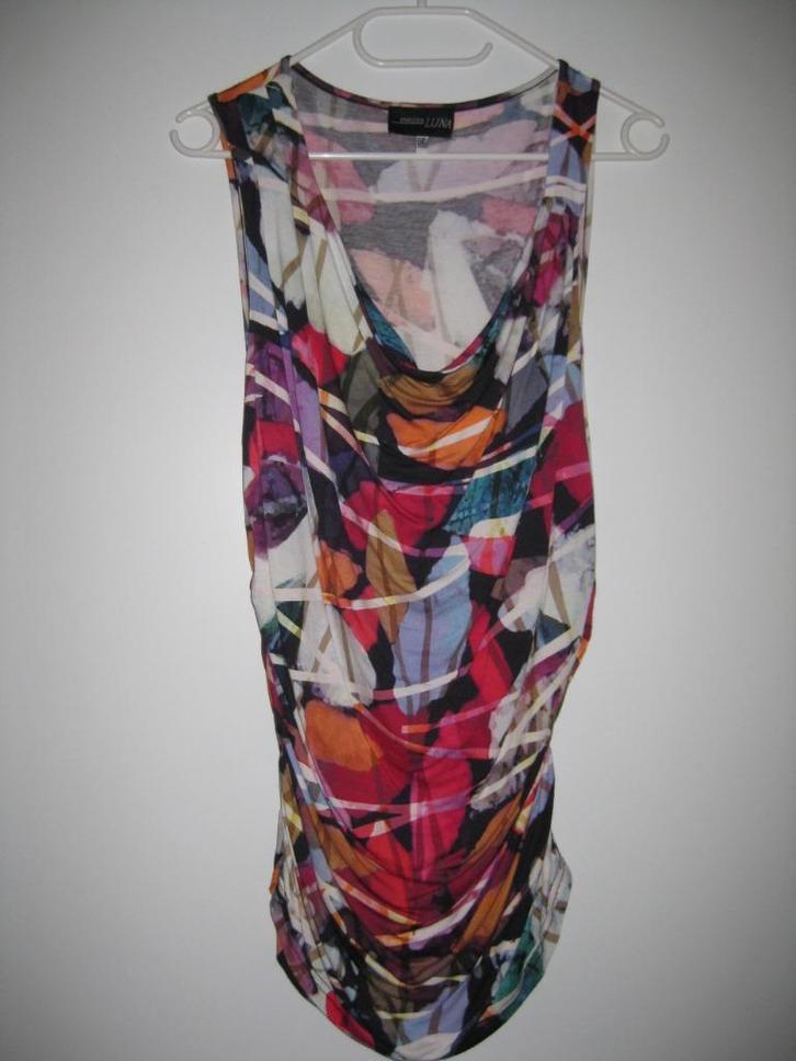 Tuniek Mezza Luna maat 38.valt klein, Kleding | Dames, Blouses en Tunieken, Zo goed als nieuw, Maat 38/40 (M), Ophalen