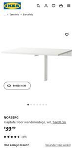 IKEA klaptafel, Gebruikt, Ophalen