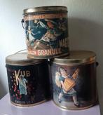 Groot brocante maggi nestlé blik emmer 3x, Verzamelen, Ophalen, Gebruikt