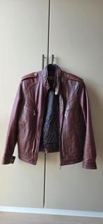 Leren jas maat M, Kleding | Heren, Jassen | Winter, Ophalen of Verzenden, Zo goed als nieuw, Maat 48/50 (M), Bruin