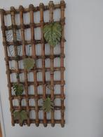 Bamboe Wanddecoratie met Bladeren, Ophalen, Zo goed als nieuw