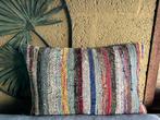 Handgemaakte Kelim Kussenhoes - 40x60cm, Ophalen of Verzenden, Zo goed als nieuw, Overige kleuren, Rechthoekig