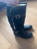 Ugg suede zwart gevoerde hoge laarzen maat 37, Ophalen of Verzenden, Zo goed als nieuw, Zwart, Hoge laarzen
