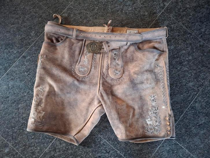Te koop lederhosen maat 64, Kleding | Heren, Carnavalskleding en Feestkleding, Zo goed als nieuw, Kleding, Overige maten, Ophalen of Verzenden