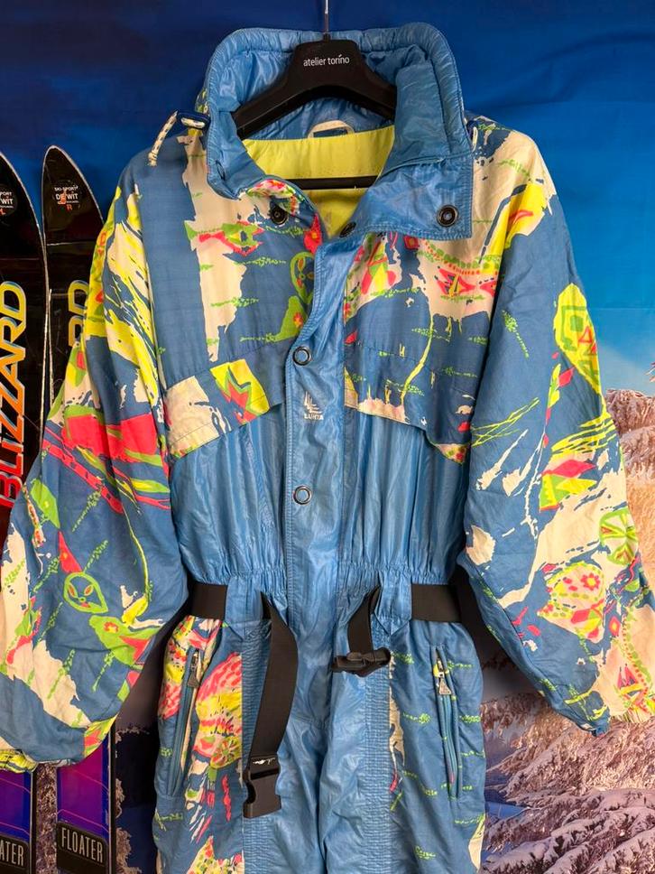 Vintage Fout Skipak van Lutha maat 48 / M, Kleding | Heren, Wintersportkleding, Zo goed als nieuw, Pak, Maat 48/50 (M), Ophalen of Verzenden