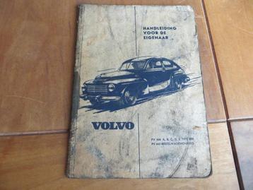 Instructieboek Volvo PV 444 type A - E, Volvo PV 445 1954 beschikbaar voor biedingen