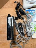 Nintendo Wii met games en accessoires, Spelcomputers en Games, Spelcomputers | Nintendo Wii, Ophalen of Verzenden, Gebruikt, Met 1 controller