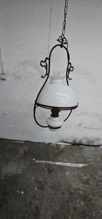 Olielamp elektrisch, Ophalen of Verzenden, Gebruikt, Metaal, Minder dan 50 cm