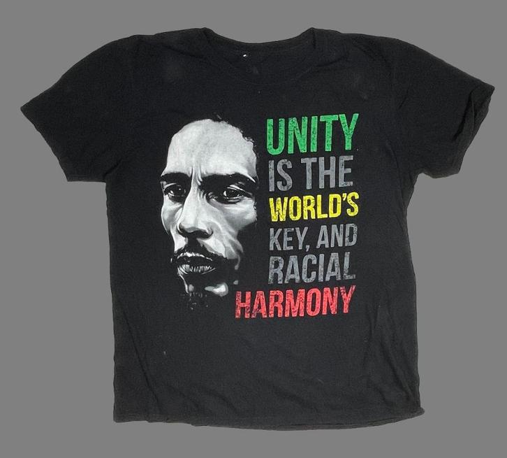 Vintage T-shirt Bob Marley Unity Arifil T-107, Kleding | Heren, T-shirts, Gedragen, Maat 52/54 (L), Zwart, Verzenden