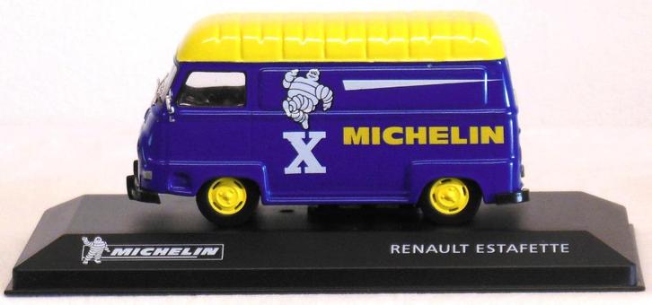 RENAULT Estafette. "X-Michelin". 1:43. Atlas? OVP. Hoog dak, Hobby en Vrije tijd, Modelauto's | 1:43, Zo goed als nieuw, Overige typen