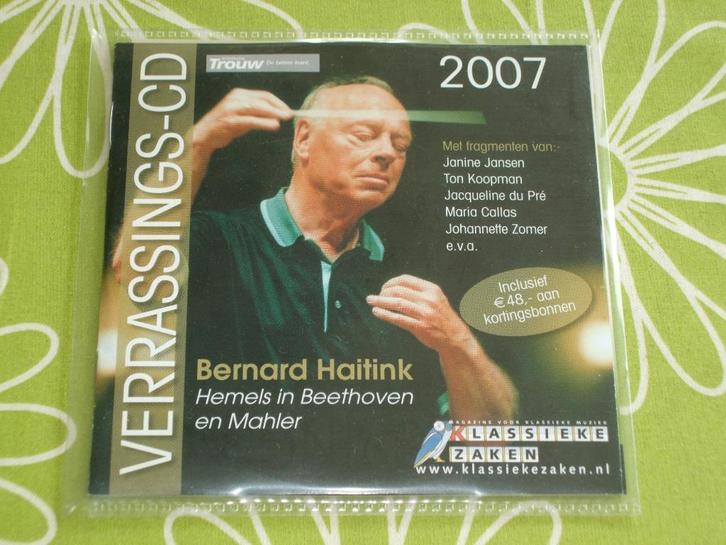 Verrassings-CD 2007 met o.a.Bernard Haitink, Cd's en Dvd's, Cd's | Klassiek, Zo goed als nieuw, Overige typen, Barok, Ophalen of Verzenden