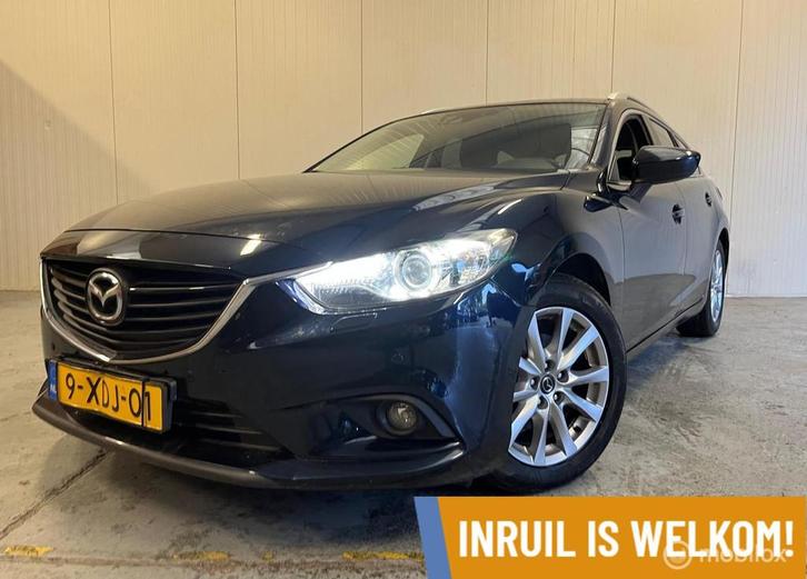 Mazda 6 Sportbreak 2.2D TS+ //VOL LEER //, Auto's, Mazda, Bedrijf, Te koop, 6 sportbreak, ABS, Airbags, Airconditioning, Alarm