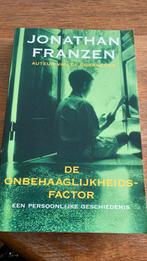 Jonathan Franzen - De onbehaaglijkheidsfactor, Boeken, Amerika, Ophalen of Verzenden, Jonathan Franzen
